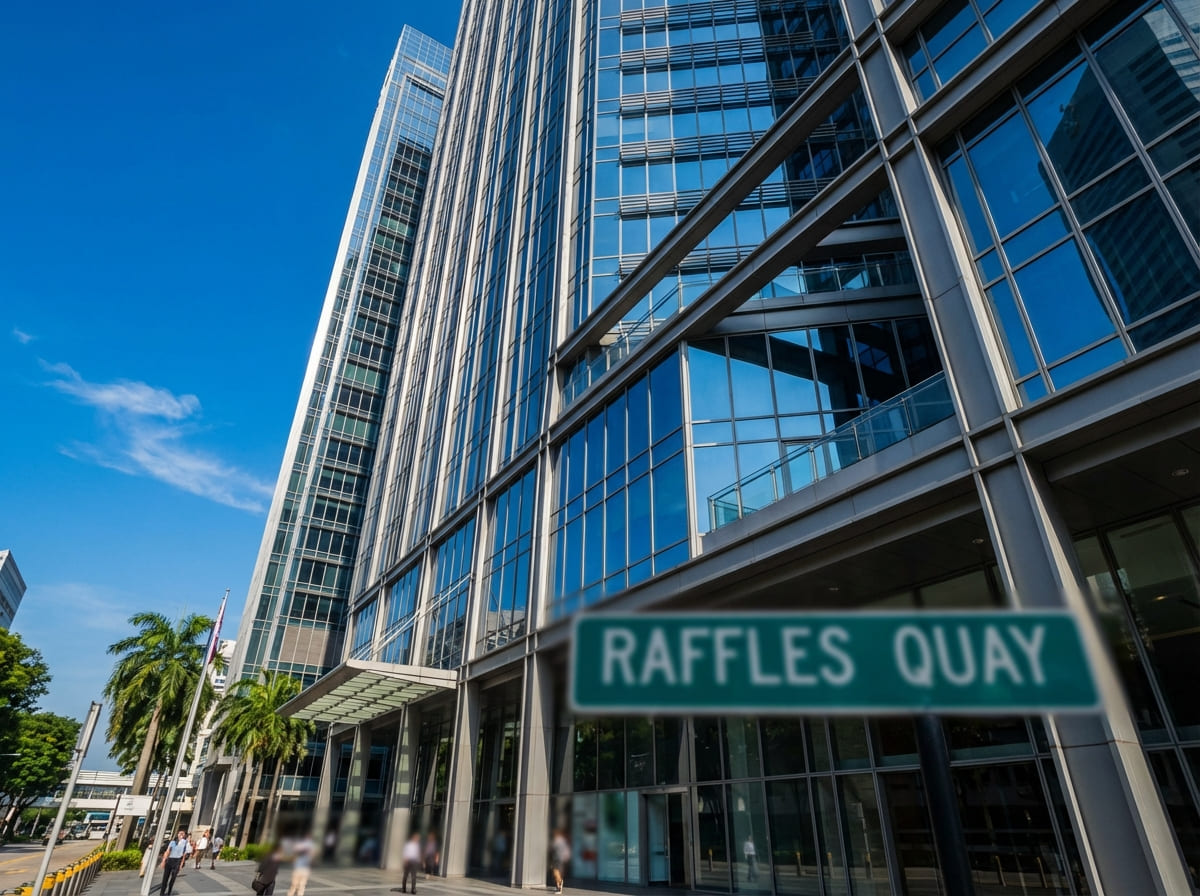 6 Raffles Quay exterior — Crypto License Asia Singapore headquarters