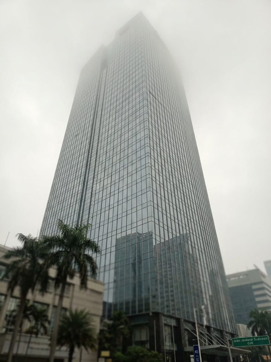 OJK-area corporate tower in Jakarta SCBD